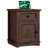 Vianet 24'' Tall End Table with Storage Drawer and Built-In Outlets-735530658