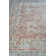 Antique Loom Rust/Blue Polyester powerloom Area Rug