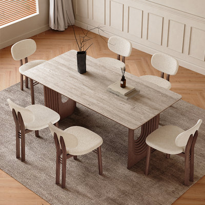French vintage oval dining table sets