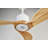 52"  Ceiling Fan With Dimmable LED Light Remote Control