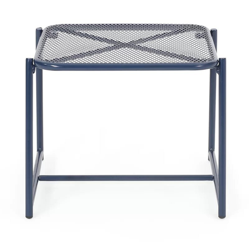 Table d'appoint Kincaid, H 16,25 po x l 19,5 po x P 18 po, Marine