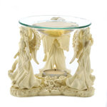 Angels Polyresin and Glass Oil Warmer