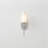 1- Light Frosted White Glass Wall Sconce-443508849