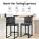 Upholstered 24" Counter Kitchen Stool Set of 2