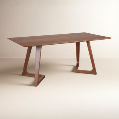 Table de salle à manger en bois de frêne 71 po Fischer