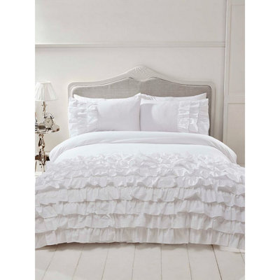 Aliannys Polyester Solid Colour Duvet Cover Set with Pillowcases