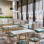 Banc rembourré en similicuir Light Luxury Leisure