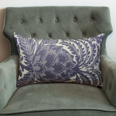 Housse de coussin décoratif à motif floral mauve Thomas Collection®