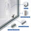 Miroir mural 48x30inch mural biseauté pour salle de bain
