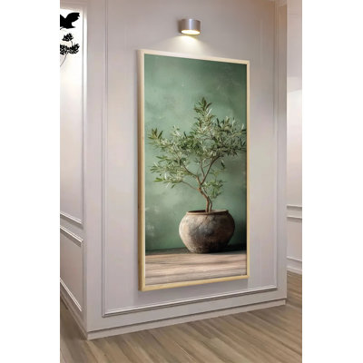 Élégante peinture encadrée décorative, 47,2 po x 19,7 po | Cadre 100% bois massif (épaisseur: 0,8 pouce) et œuvre d'art en panneau de fibres à densité moyenne 100% (épaisseur: 0,1 pouce) | Impression numérique époustouflante pour le salon, le bureau et la maison