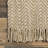 Kazunori Chevon Handmade Flatweave Tasseled Jute Beige Rug-669071225