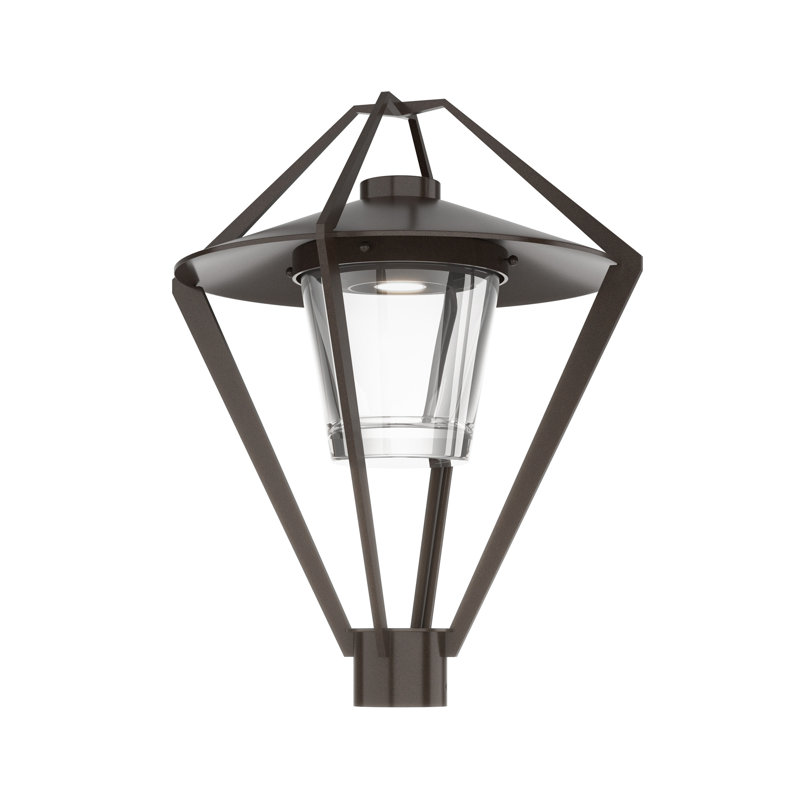 Stellar Post Light - Clear Glass, Coastal Bronze