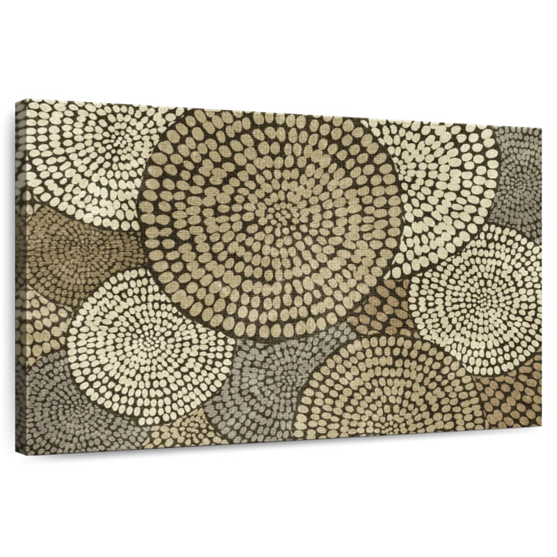 Avery African Tribal Circles, 30" H x 45" W
