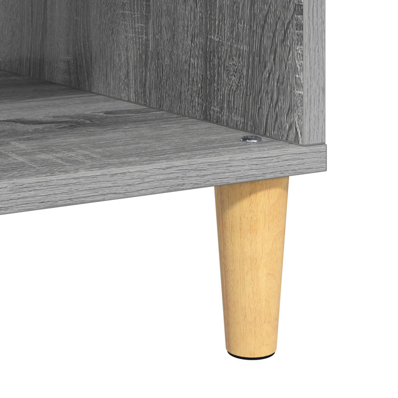Coffee Table Engineered Wood Tables Living Room Modern Low Contemporary, Grey Sonoma