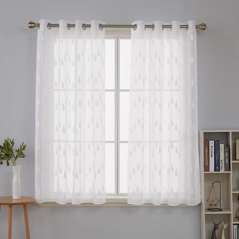 Raynia Semi Sheer Curtain Pair