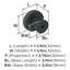 Poignée ronde Amerock Winsome 1 1/4 po de diamètre-50304529