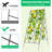 Cucumber Trellis, 2 Pack Metal Foldable A Frame Garden Trellis For Raised Bed Climbing Plants, Vegetables, Includes Plant Support Clips, Twist Ties, Plastic Ties, A Frame Trellis, Black