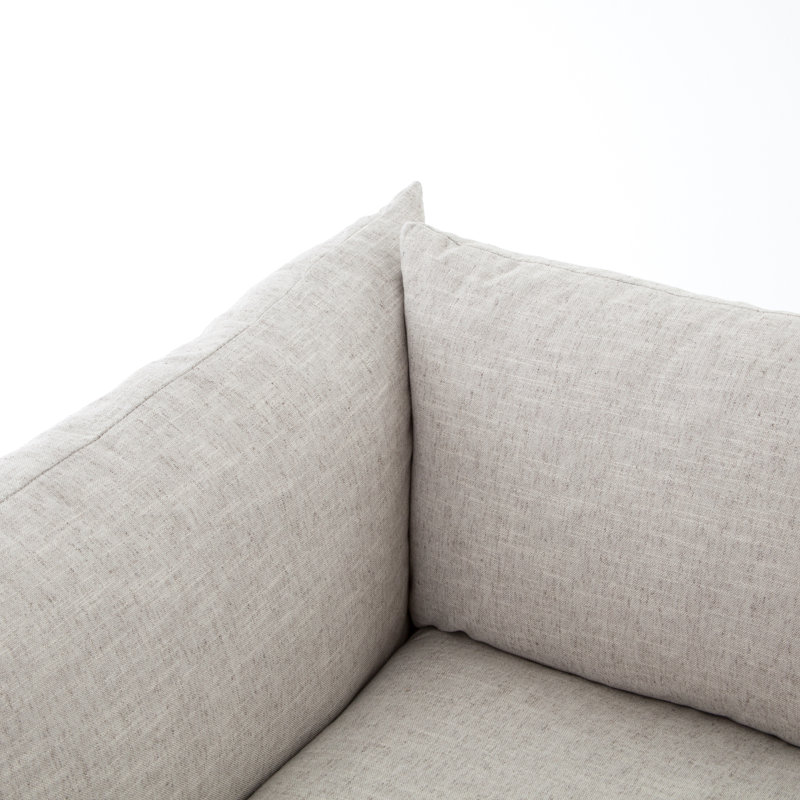 Habitat Sofa, 96.5" W x 40" D x 30" H, Valley Nimbus Beige Linen