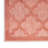 Adianey Red Barrel Studio Easy Care Trellis Coral/Orange Indoor/Outdoor Area Rug-967675563