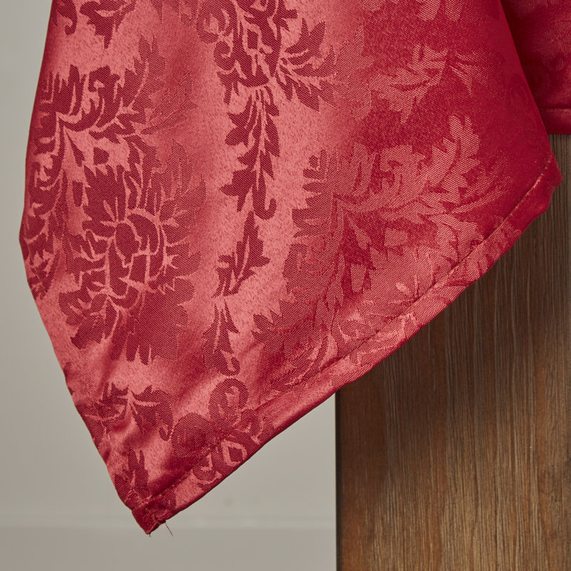 Wiesner Tablecloth, 84" W x 60" L, Burgundy