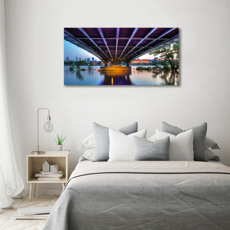 Bridge In Warsaw - Wrapped Canvas Print