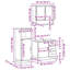 Alyose Bathroom Furniture Suite-1018990637