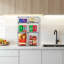4 bacs de rangement en plastique transparents empilables Sorbus
