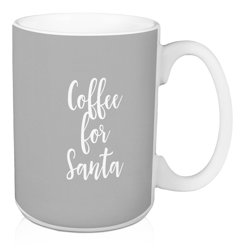 Tasse à café café pour père noël Hackleburg, Gris