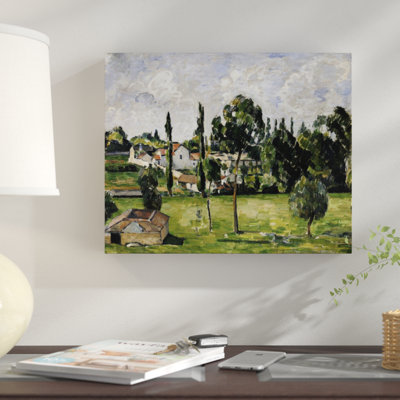 " Paysage Avec Con Duite D " by Paul Cezanne