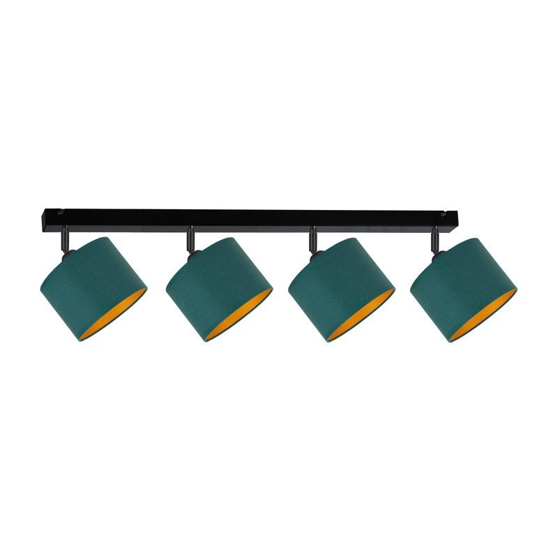 Luvine Fabric Spotlight, Black/Green