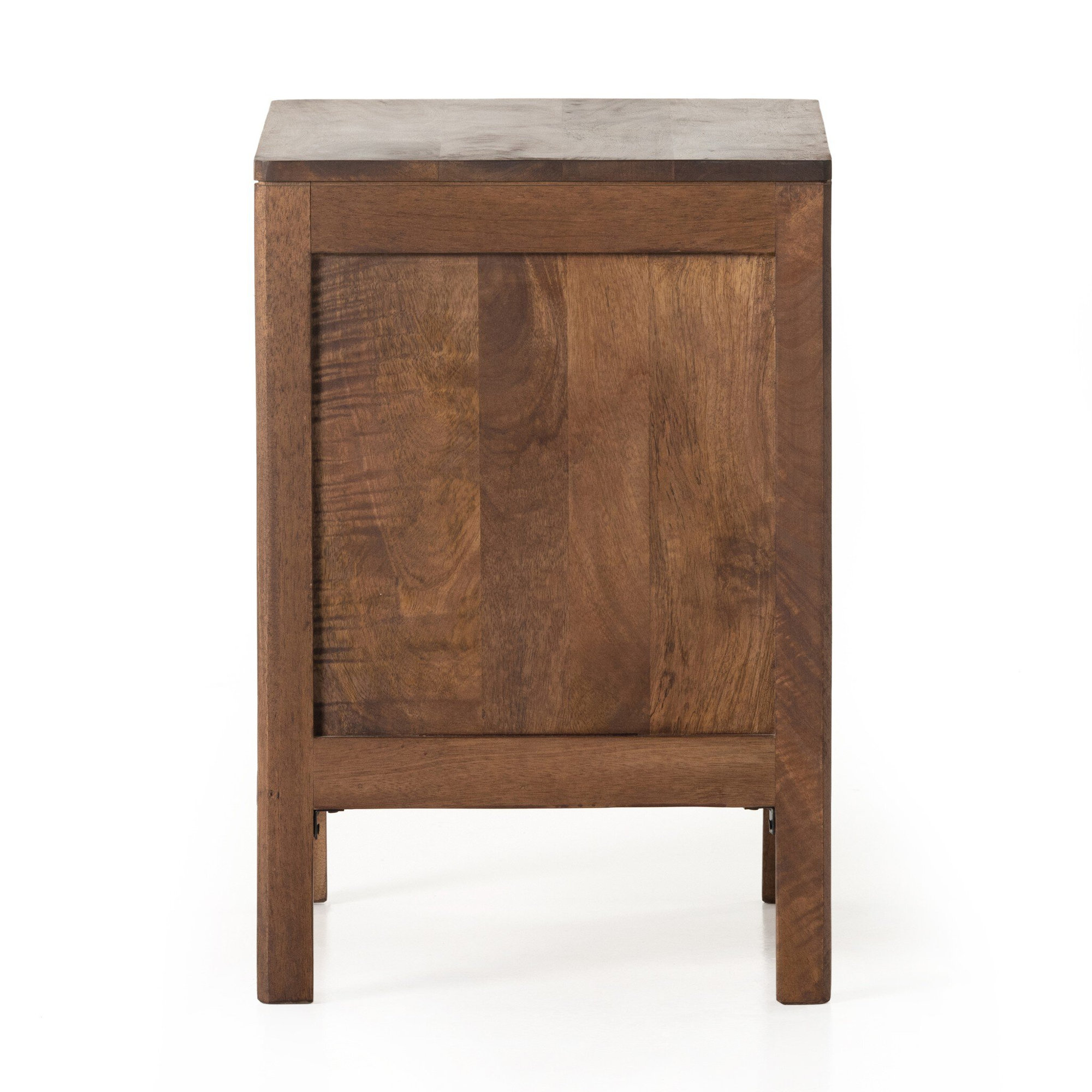 Nellie Cane Nightstand, Brown, Right