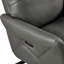 Fauteuil inclinable électrique pivotant en cuir Longin-329067064