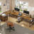 Keon U-Shaped Computer Desk with Power Outlet-801647122