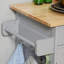 Carneisha Wood Kitchen Island