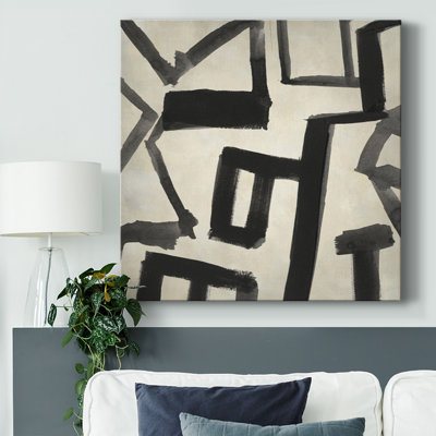 Toile tendue Onyx Maze I-Premium Gallery - prête à être accrochée