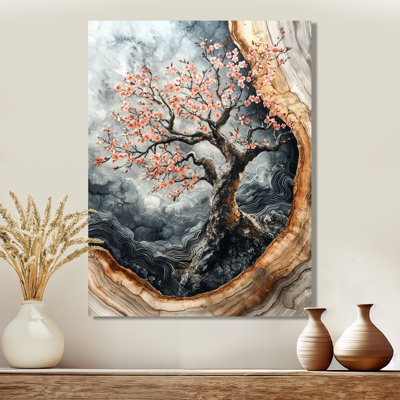 Joquita II - art mural en métal Cherry Blossom