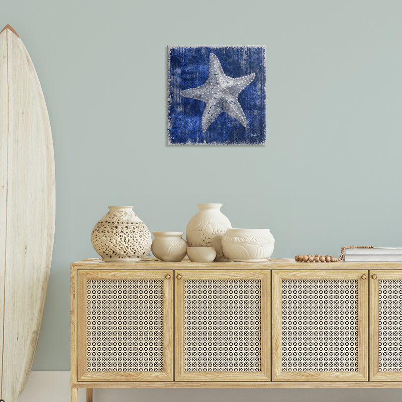  «Rustic Indigo Starfish» par Paul Brent, H 24 po x l 24 po