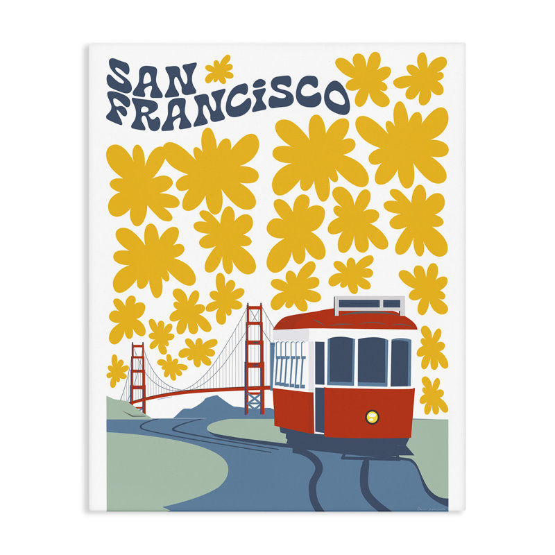 Toile San Francisco, conçue par Omar Escalante, H 48 po x l 36 po