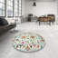 Tapis bleu/orange/jaune contemporain-822336566
