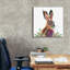  «Fluffy Hare» par Elle Media Group, art mural sur toile, 26 po x 26 po-917041325