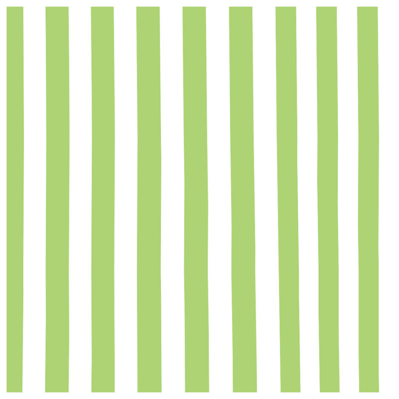 Green White Stripes Bedding Stripes Bedspread Pattern, Full / Double