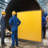 Welding Screen with Frame, Welding Curtain Screen, Flame-Resistant Vinyl Welding Protection Screen-106803888-106803891