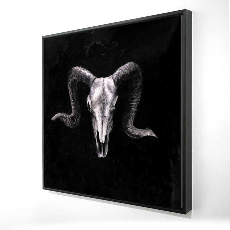«Ram Skull Grunge Style» sur toile