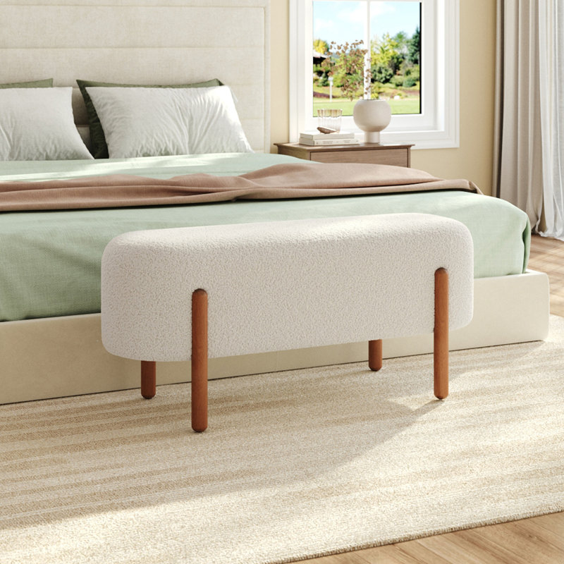Ayverie Velvet Upholstered Bench