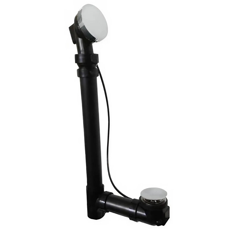 Thames 60'' L Bathtub, Matte White, Satin Chrome