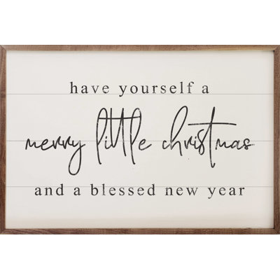 Have Yourself A Merry Little Christmas White