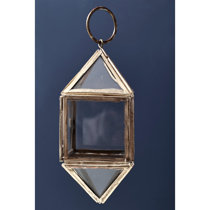 6'' H Glass Tabletop Lantern