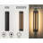 Black Modern Outdoor Led Wall Sconce-397441010