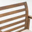 Chaise longue d'extérieur en bois d'acacia Mabton