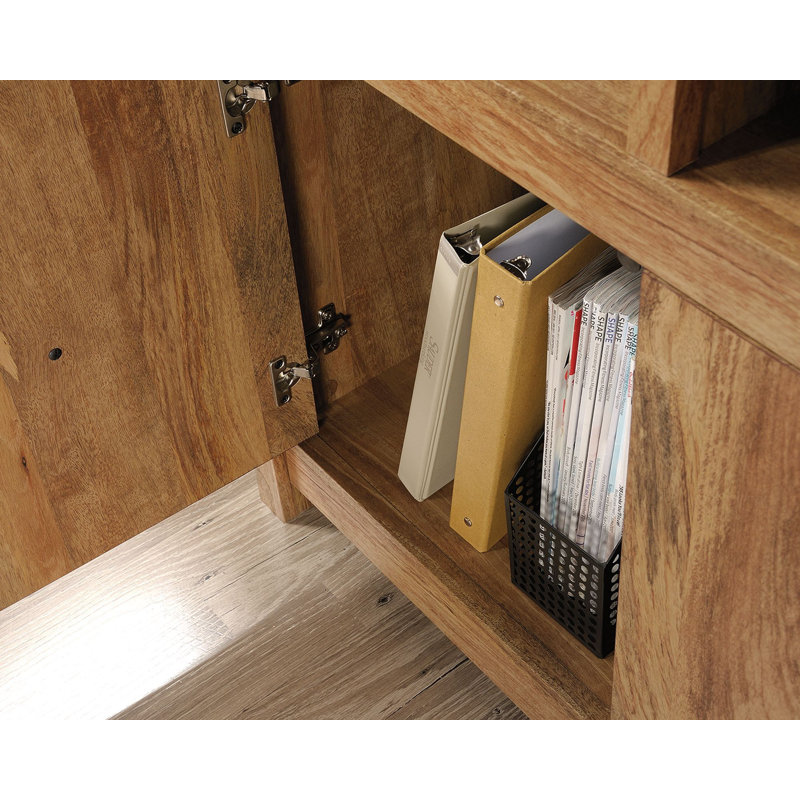 Étagère murale en bois manufacturé, H 71,969 po x l 48,307 po x P 15,591 po, Brun